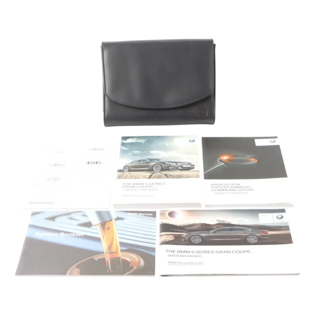 Service Booklet Owner's Handbook Set Pouch Case Wallet to BMW F06 Gran Coupe with Part number 2924417 BMW F06 Gran Coupe Service Booklet Owner's Handbook Set Pouch Case Wallet - SKU 2924417 - Part number 2924417