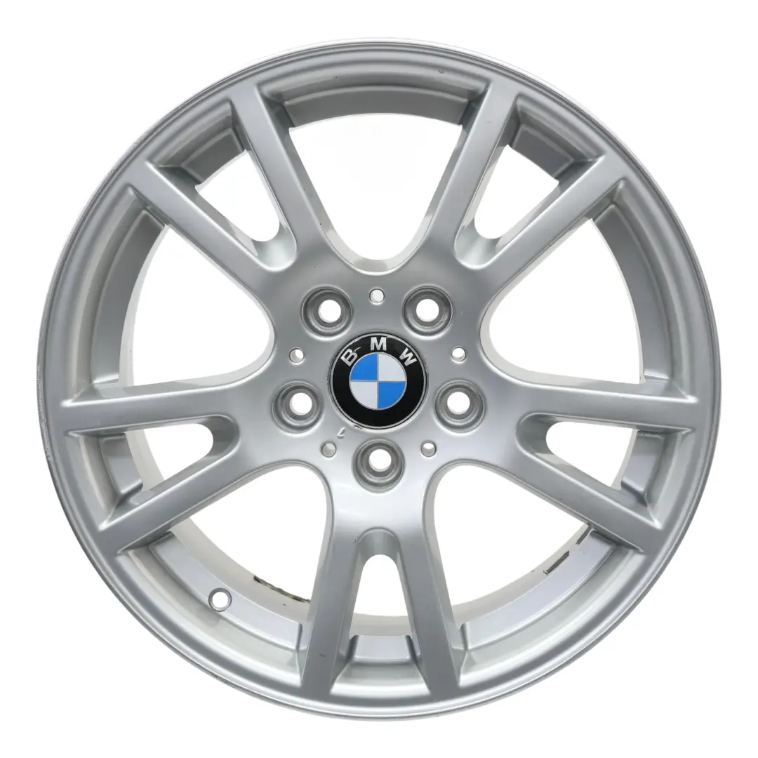 Alloy Wheel Rim 17" Double Spoke 148 ET:46 8J to BMW X3 E83 Silver with Part number 3412060 BMW X3 E83 Silver Alloy Wheel Rim 17" Double Spoke 148 ET:46 8J - SKU 3412060-3 - Part number 3412060