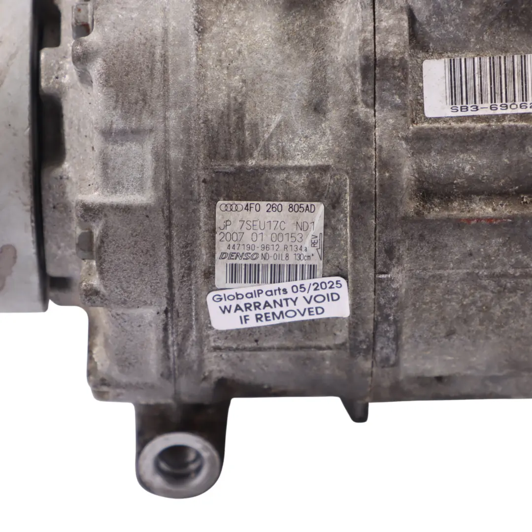 Con Conditioning Compressor A/C to Audi S4 B6 B7 4.2 V8 Air with Part number 4F0260805AD Audi S4 B6 B7 4.2 V8 Air Con Conditioning Compressor A/C - SKU 4F0260805AD - Part number 4F0260805AD
