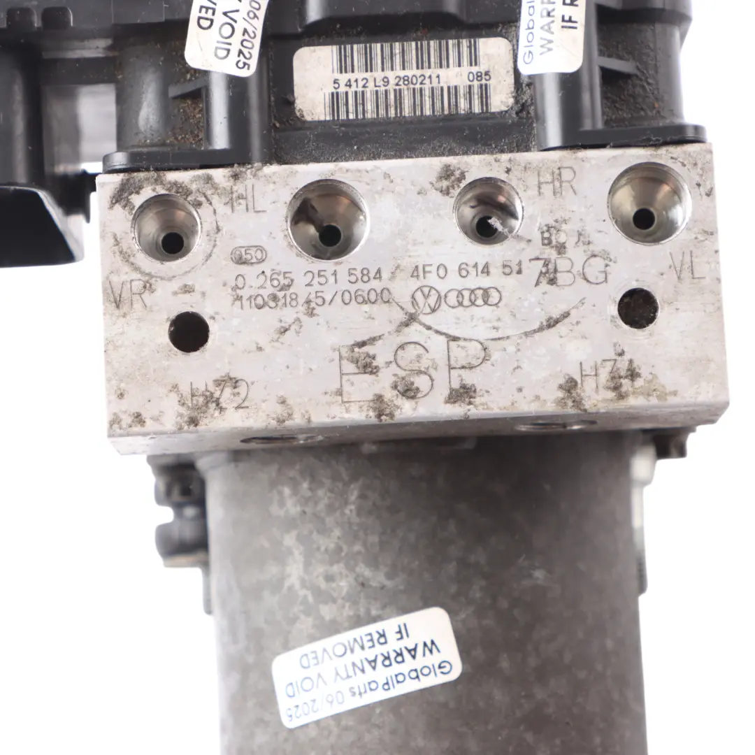 Audi A6 C6 ABS Pump Hydraulic Brake Pump Control Module - SKU 4F0614517BG - Part number 4F0614517BG