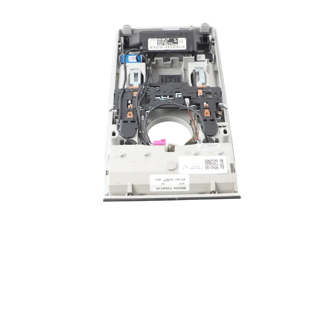 Reading Lamp Interior Switch Panel Black to Audi A6 C6 FL with Part number 4F0947135BP Audi A6 C6 FL Reading Lamp Interior Switch Panel Black - SKU 4F0947135BP - Part number 4F0947135BP