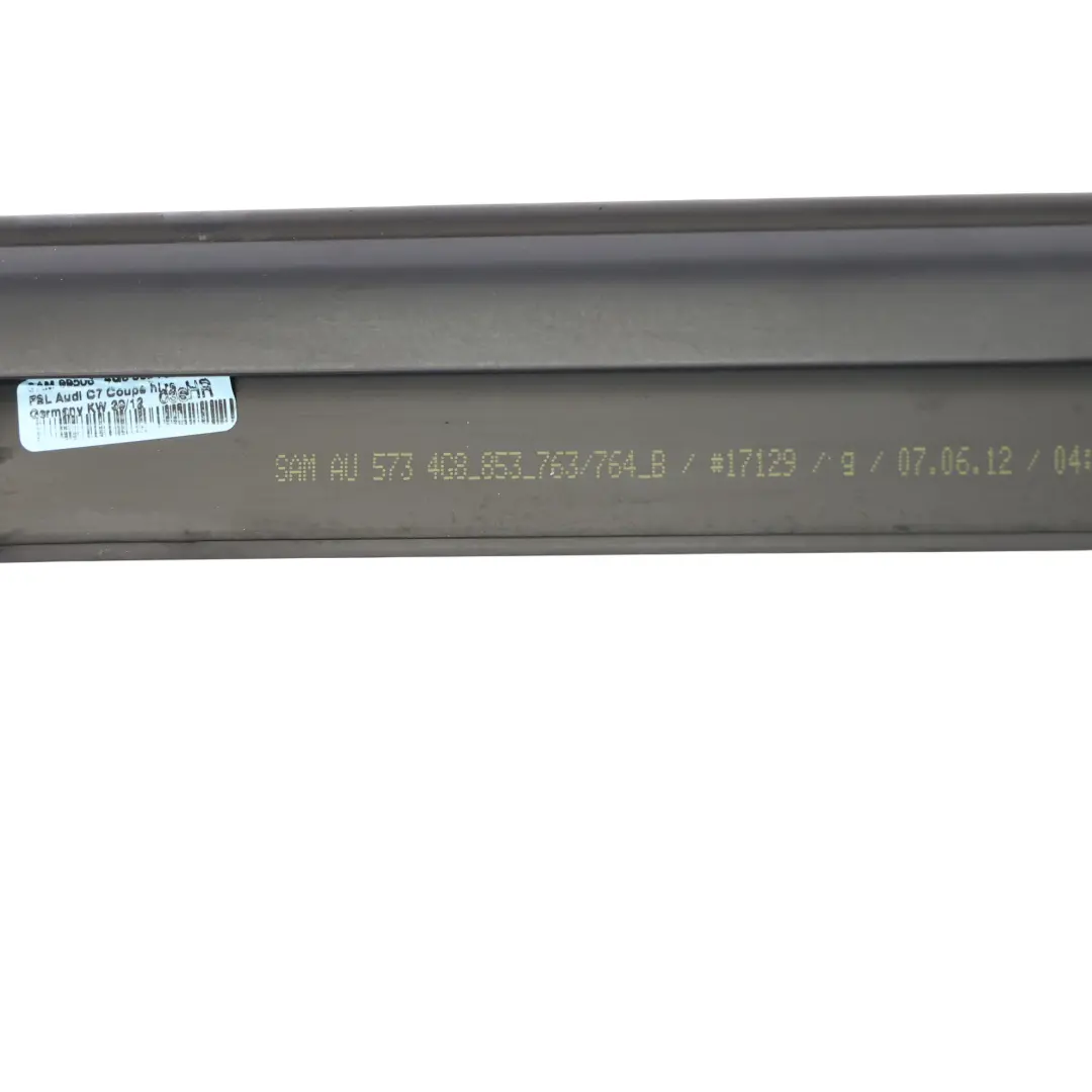 Door Window Trim Outer Weather Strip Right O/S 4G8853764B to Audi A7 4G Rear with Part number 4G8853764D Audi A7 4G Rear Door Window Trim Outer Weather Strip Right O/S 4G8853764B - SKU 4G8853764D - Part number 4G8853764D