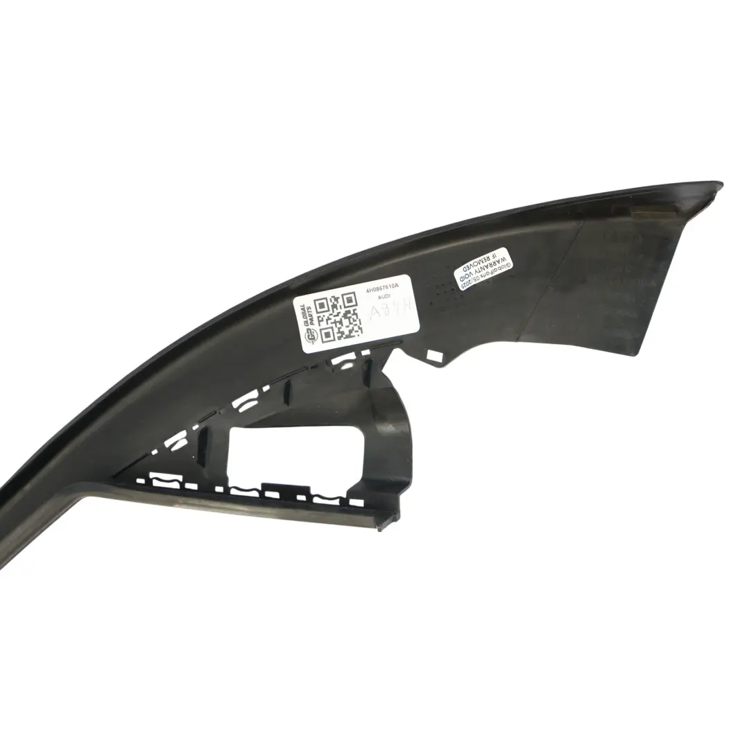 A8L D4 Guarnizione Telaio Finestrino Portiera Anteriore Destra per Audi con numero di parte 4H0867610A Audi A8L D4 Guarnizione Telaio Finestrino Portiera Anteriore Destra - SKU 4H0867610A - Numero di parte 4H0867610A