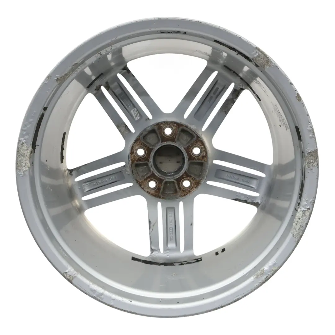 Silberne Leichtmetallfelge Alufelge 21" 10J ET:44 für Audi Q7 4L mit Teilenummer 4L0601025BH Audi Q7 4L Silberne Leichtmetallfelge Alufelge 21" 10J ET:44 - SKU 4L0601025BH-9 - Teilenummer 4L0601025BH