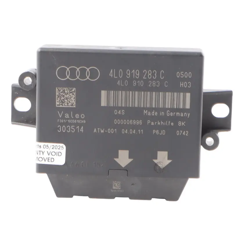 Parking Control Unit ECU Module Sensor PDC to Audi A6 C6 with Part number 4L0919283C Audi A6 C6 Parking Control Unit ECU Module Sensor PDC - SKU 4L0919283C - Part number 4L0919283C