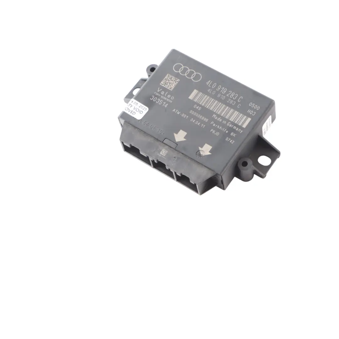 Parking Control Unit ECU Module Sensor PDC to Audi A6 C6 with Part number 4L0919283C Audi A6 C6 Parking Control Unit ECU Module Sensor PDC - SKU 4L0919283C - Part number 4L0919283C