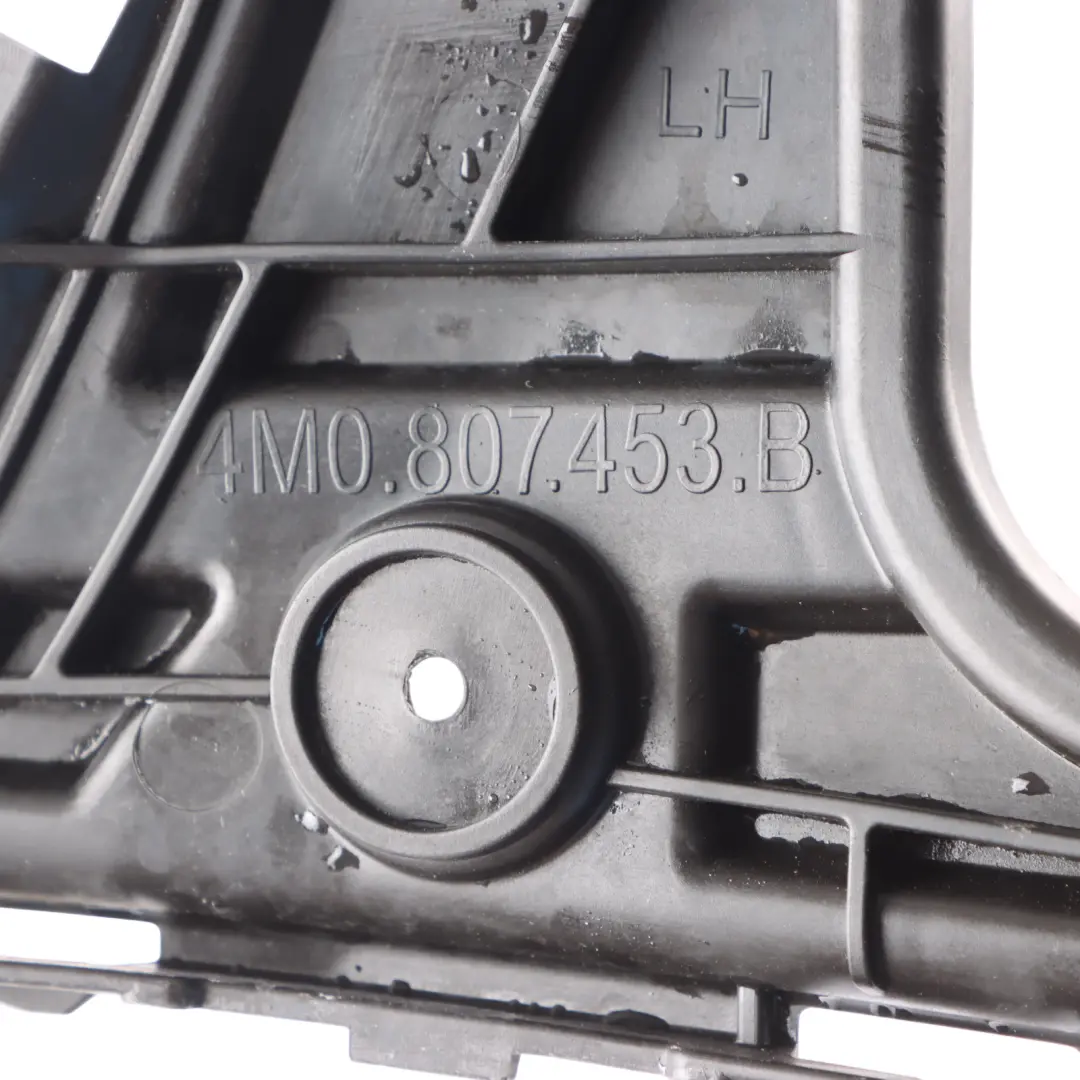 4M Rear Bumper Holder Mount Bracket Left N/S to Audi Q7 with Part number 4M0807453B Audi Q7 4M Rear Bumper Holder Mount Bracket Left N/S - SKU 4M0807453B - Part number 4M0807453B