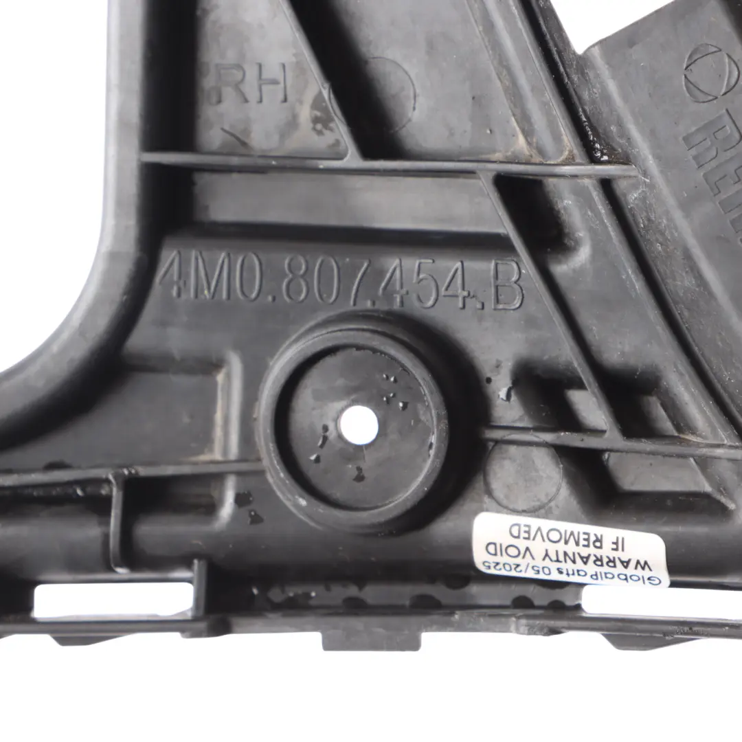 Audi Q7 4M Rear Bumper Holder Mount Bracket Right O/S - SKU 4M0807454B - Part number 4M0807454B