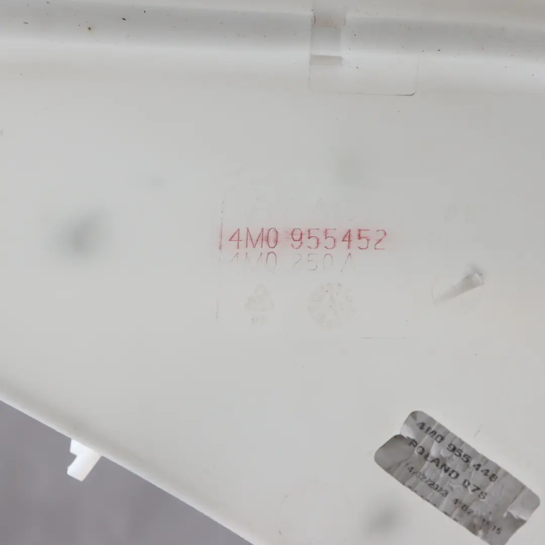 Audi Q7 4M Scheibenwaschanlage Flasche Flüssigkeit Tank Reservoir - SKU 4M0955452B - Teilenummer 4M0955452B