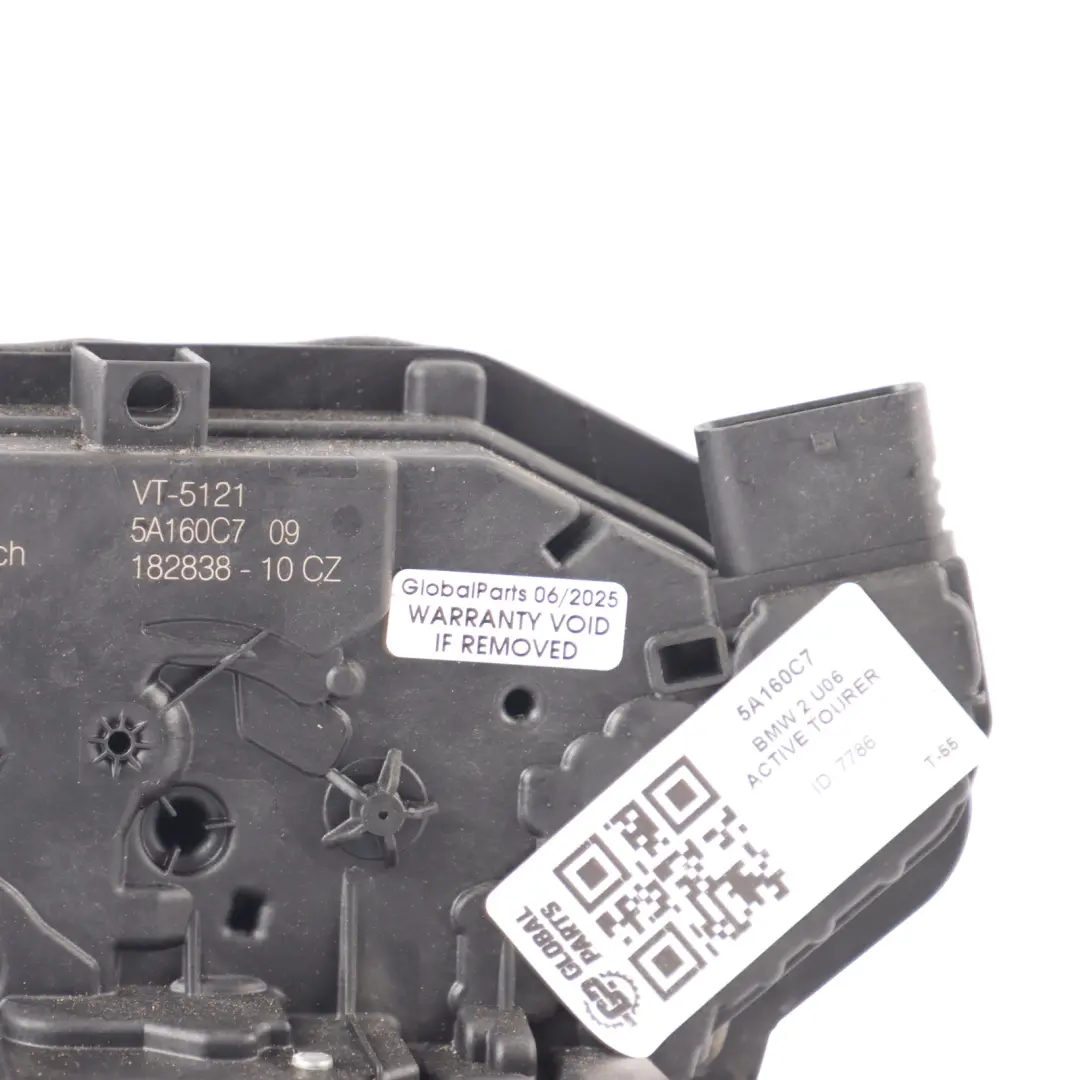Door Lock BMW U06 IX2 Front Left N/S System Latch Locking Mechanism to with Part number 5A160C7 Door Lock BMW U06 IX2 Front Left N/S System Latch Locking Mechanism - SKU RHD-5A160C7 - Part number 5A160C7