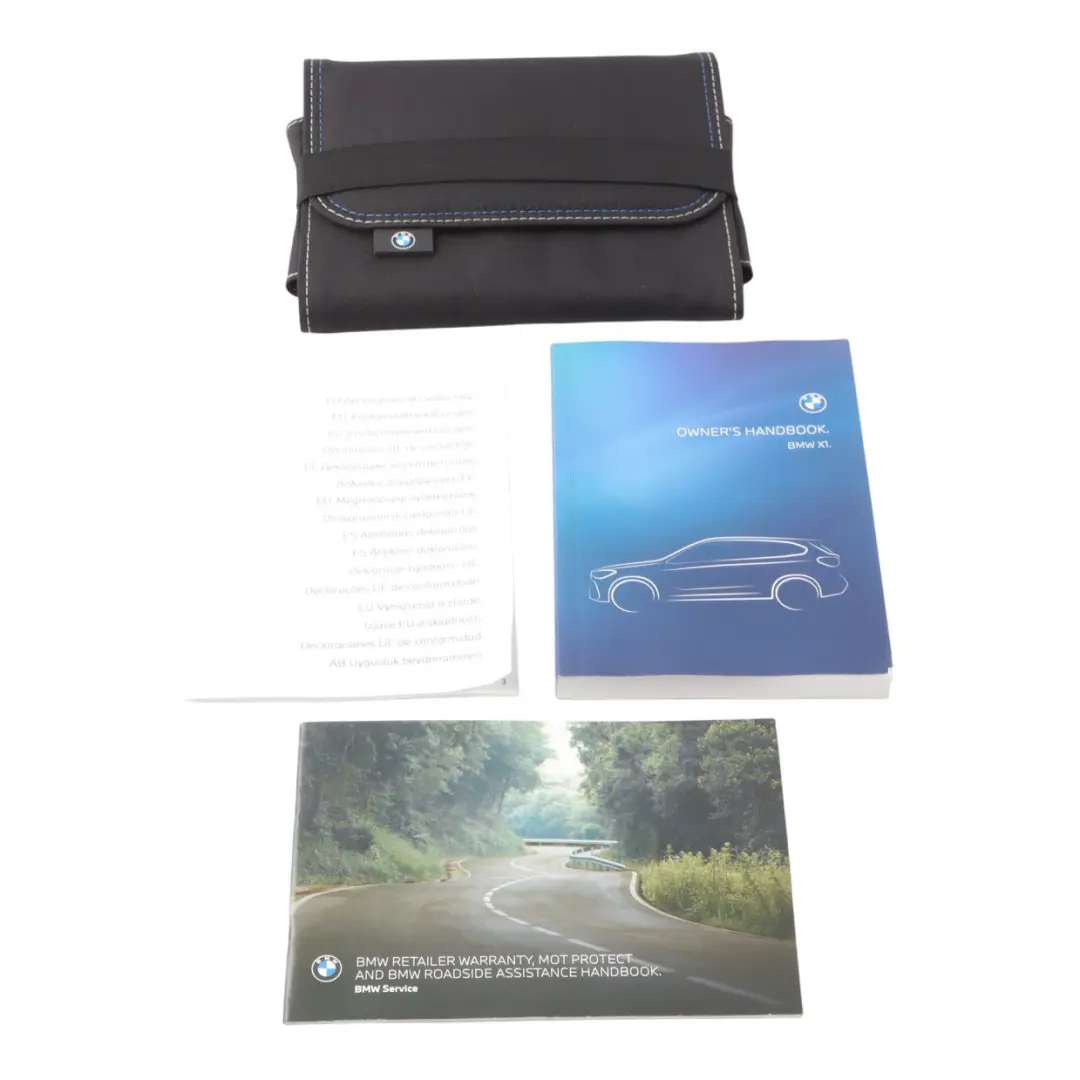 BMW F48 Owner's Handbook Instructions Manual Case Wallet Pouch Set - SKU 5A389F6-2 - Part number 5A389F6