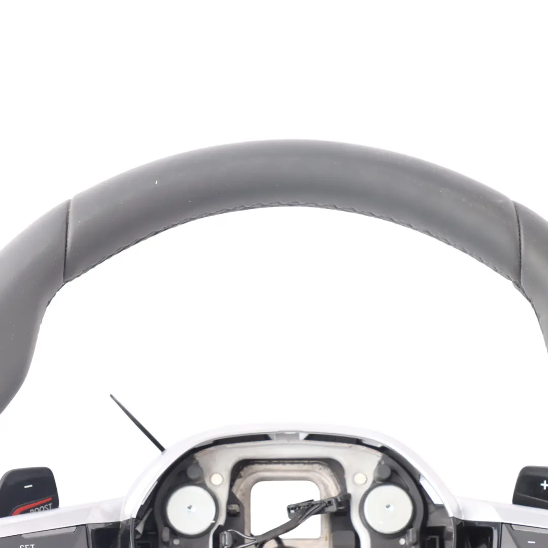 BMW F70 U06 X1 U11 Steering Wheel Black Leather M Sport Paddle Shift - SKU 5A4EE20 - Part number 5A4EE20