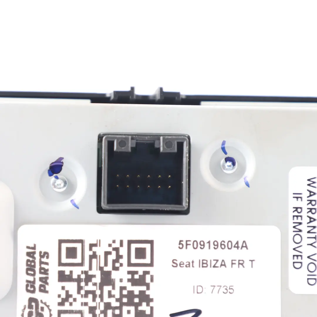 Hauptgerät Seat Ibiza 6J Leon 5F Audio Radio Player Sat Navigation für mit Teilenummer 5F0919604A Hauptgerät Seat Ibiza 6J Leon 5F Audio Radio Player Sat Navigation - SKU 5F0919604A - Teilenummer 5F0919604A