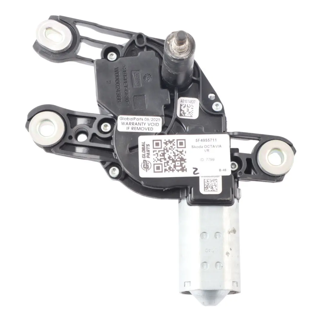 Wiper Windscreen Motor Regulator Skoda Octavia III 5E Rear - SKU 5F4955711 - Part number 5F4955711
