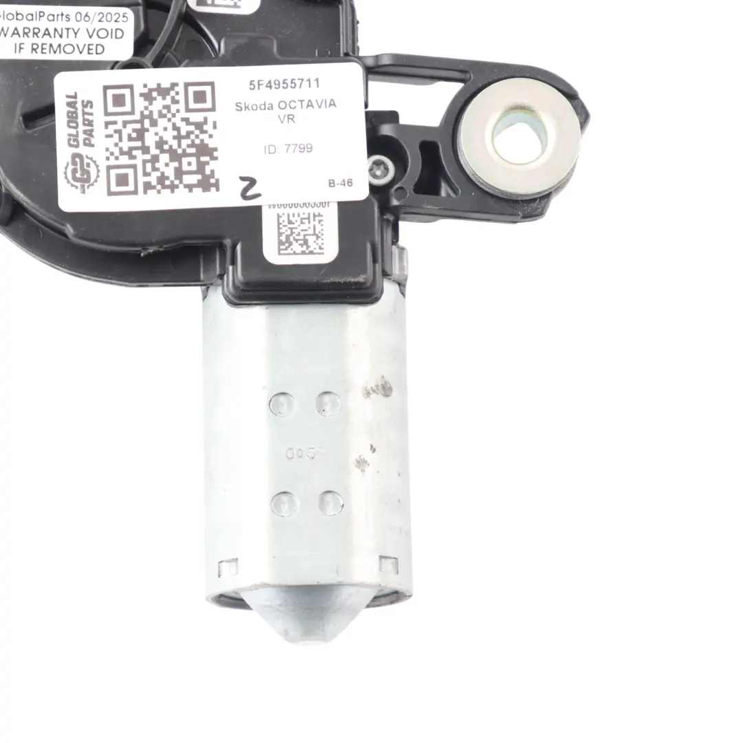 Wiper Windscreen Motor Regulator Skoda Octavia III 5E Rear - SKU 5F4955711 - Part number 5F4955711
