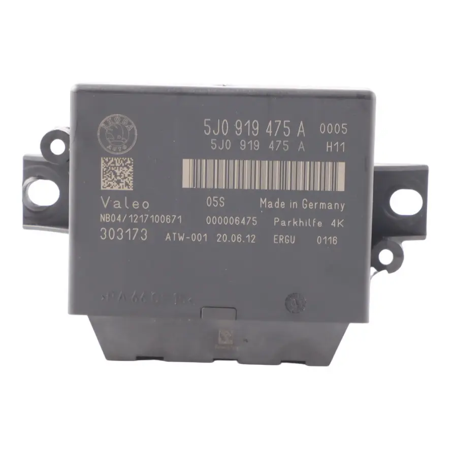 1Z Control Unit PDC Parking Sensor Module to Skoda Octavia II with Part number 5J0919475A Skoda Octavia II 1Z Control Unit PDC Parking Sensor Module - SKU 5J0919475A - Part number 5J0919475A