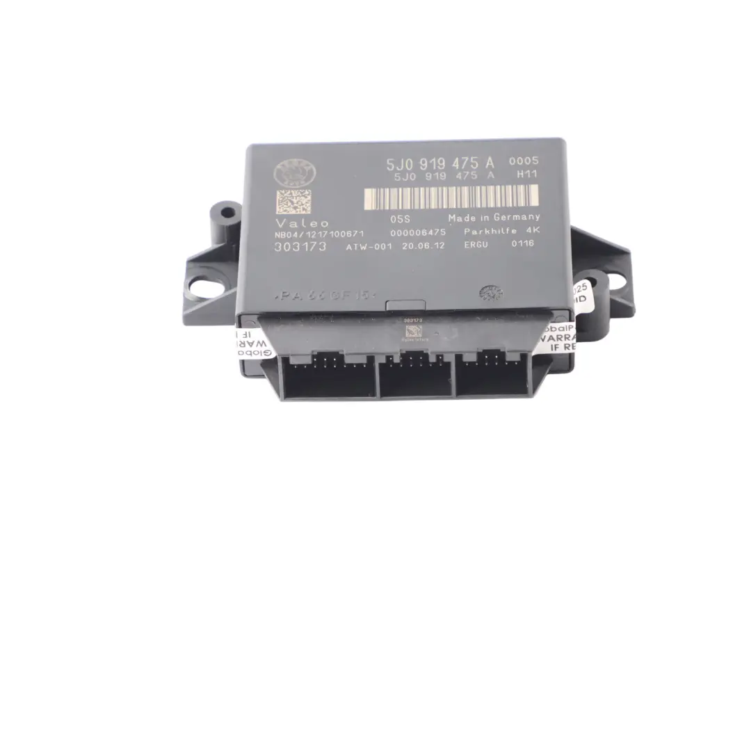 Skoda Octavia II 1Z Module Capteur Parking PDC Unité Contrôle - SKU 5J0919475A - Numéro de pièce 5J0919475A