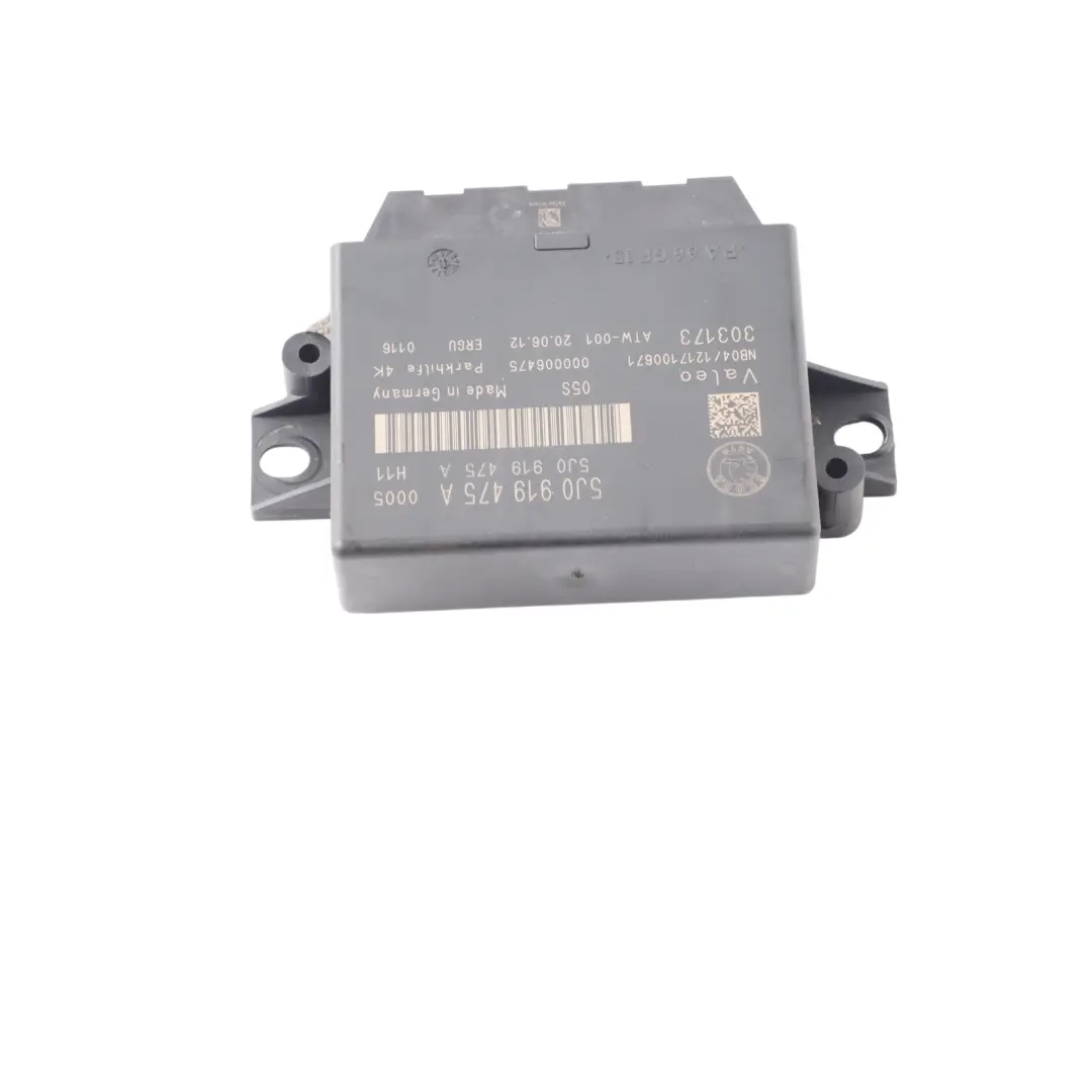 Skoda Octavia II 1Z Module Capteur Parking PDC Unité Contrôle - SKU 5J0919475A - Numéro de pièce 5J0919475A