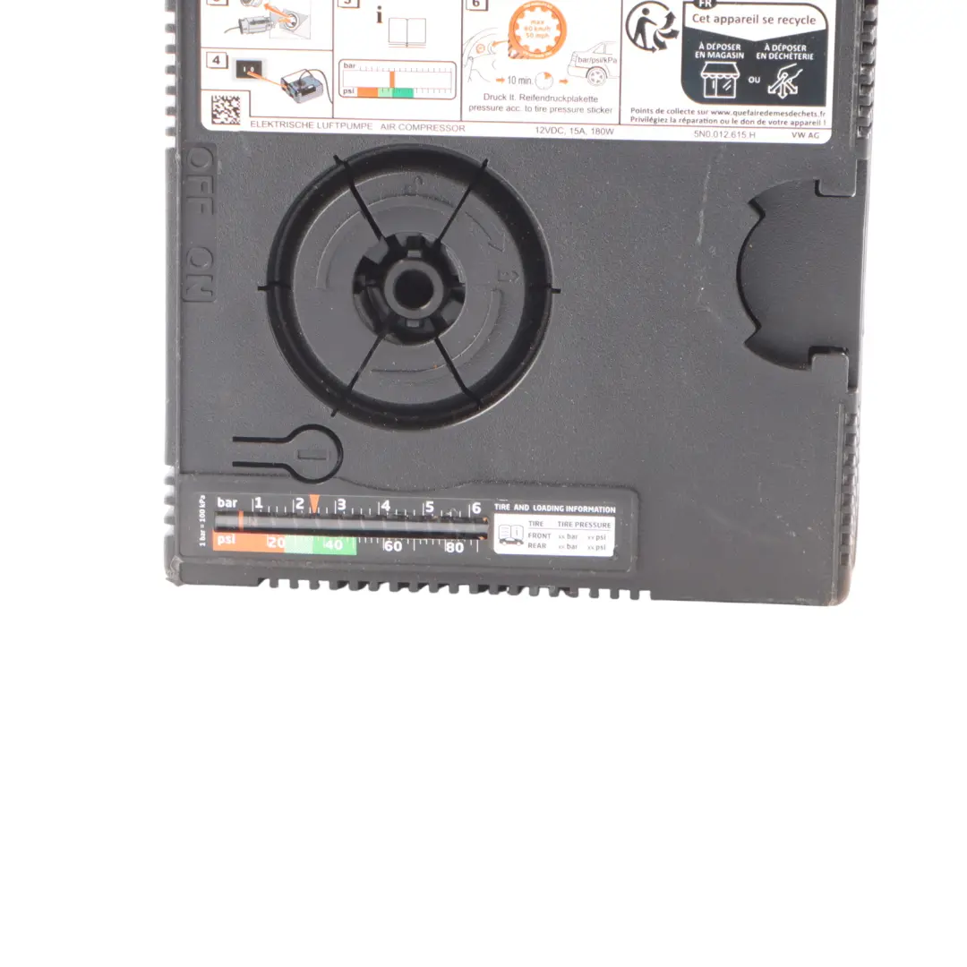 Audi Volkswagen Skoda Pompe À Air De Gonflage De Pneus Compresseur - SKU 5N0012615H - Numéro de pièce 5N0012615H