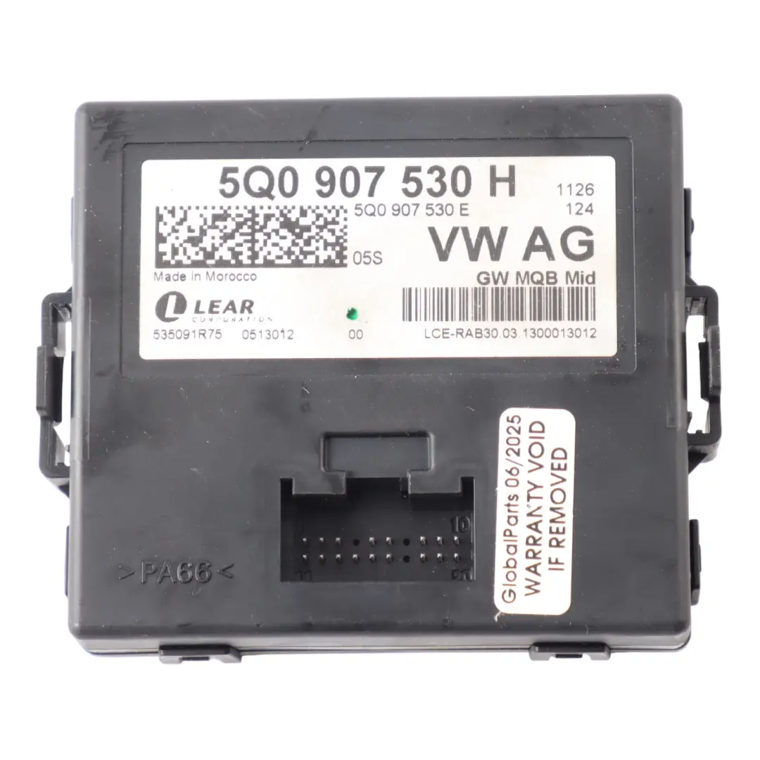 Audi A3 8V Gateway Schnittstellen Steuergerät Modul ECU Schnittstelle - SKU 5Q0907530H - Teilenummer 5Q0907530H