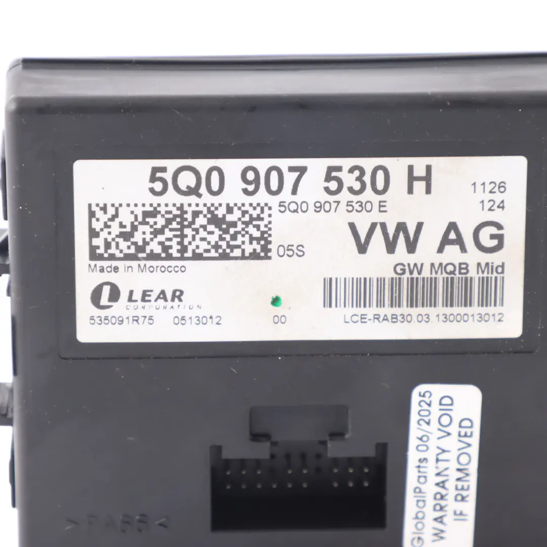 Audi A3 8V Gateway Schnittstellen Steuergerät Modul ECU Schnittstelle - SKU 5Q0907530H - Teilenummer 5Q0907530H