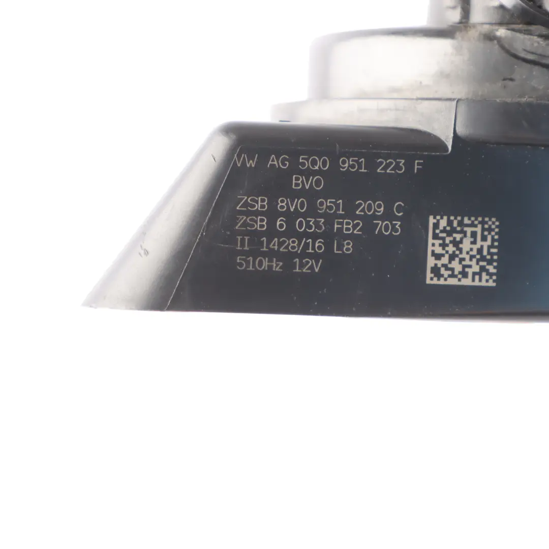 Audi A3 S3 8V Horn Signal Alarm Siren High Tone - SKU 5Q0951223F - Part number 5Q0951223F