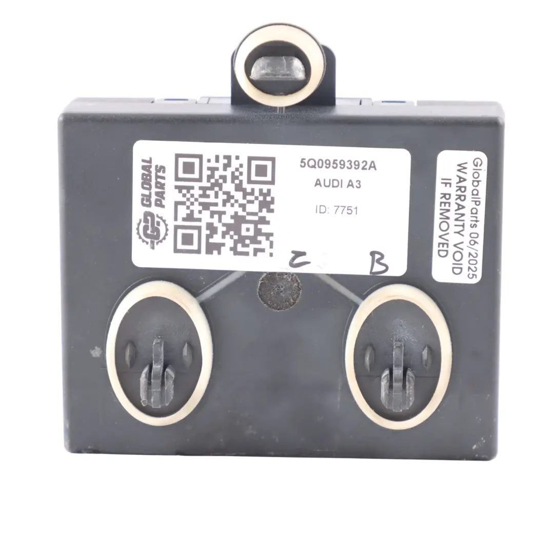 Audi A3 8V Front Door Module Unit ECU Left N/S Passenger Side - SKU 5Q0959392A - Part number 5Q0959392A