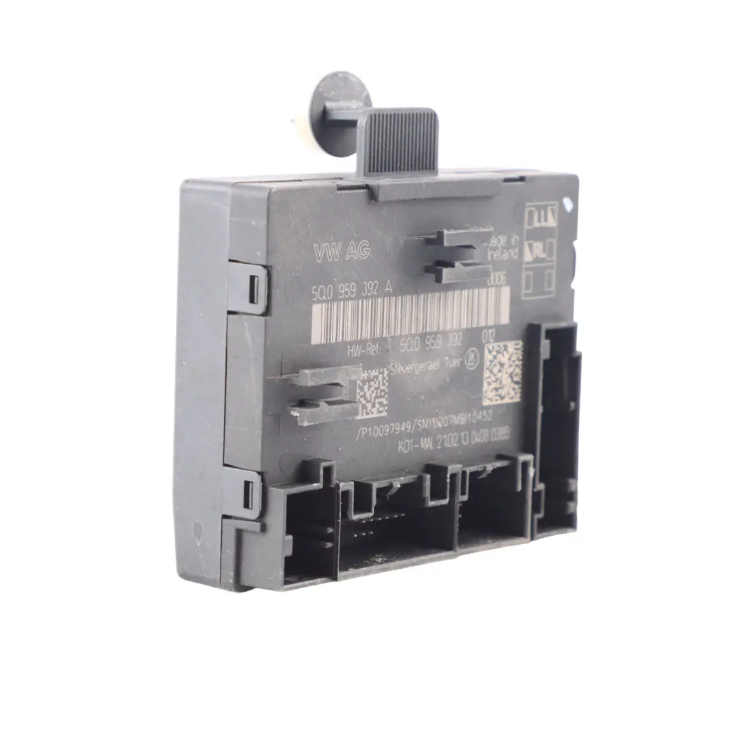 Audi A3 8V Front Door Module Unit ECU Left N/S Passenger Side - SKU 5Q0959392A - Part number 5Q0959392A