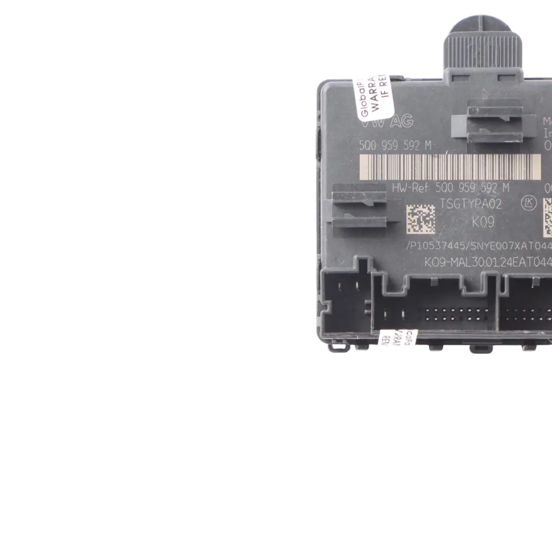 Module Contrôle Porte Avant Côté Passager pour Audi Q2 GA à propos du numéro de pièce 5Q0959592M Audi Q2 GA Module Contrôle Porte Avant Côté Passager - SKU 5Q0959592M - Numéro de pièce 5Q0959592M