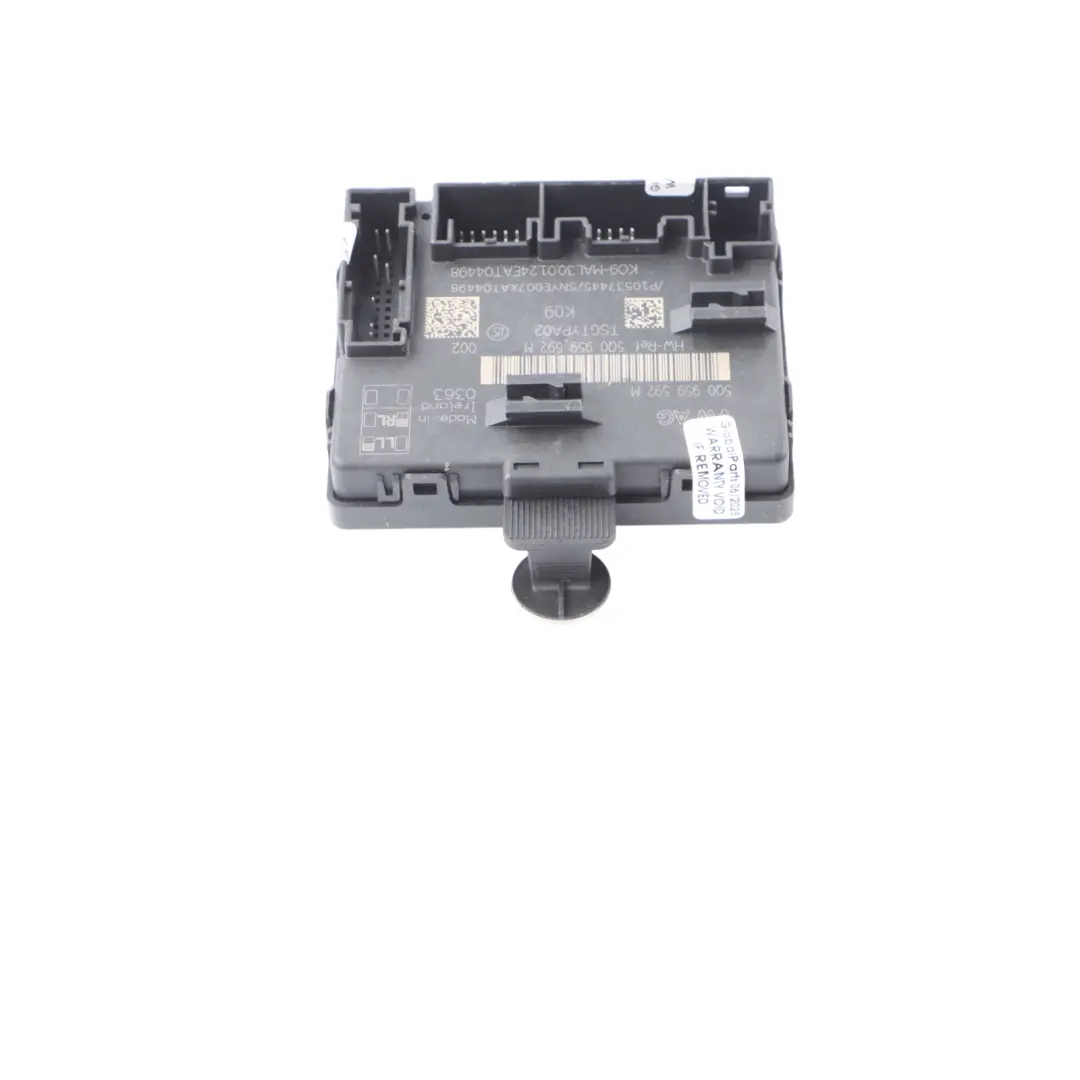Door Module Control Unit Front Passenger Side to Audi Q2 GA with Part number 5Q0959592M Audi Q2 GA Door Module Control Unit Front Passenger Side - SKU 5Q0959592M - Part number 5Q0959592M