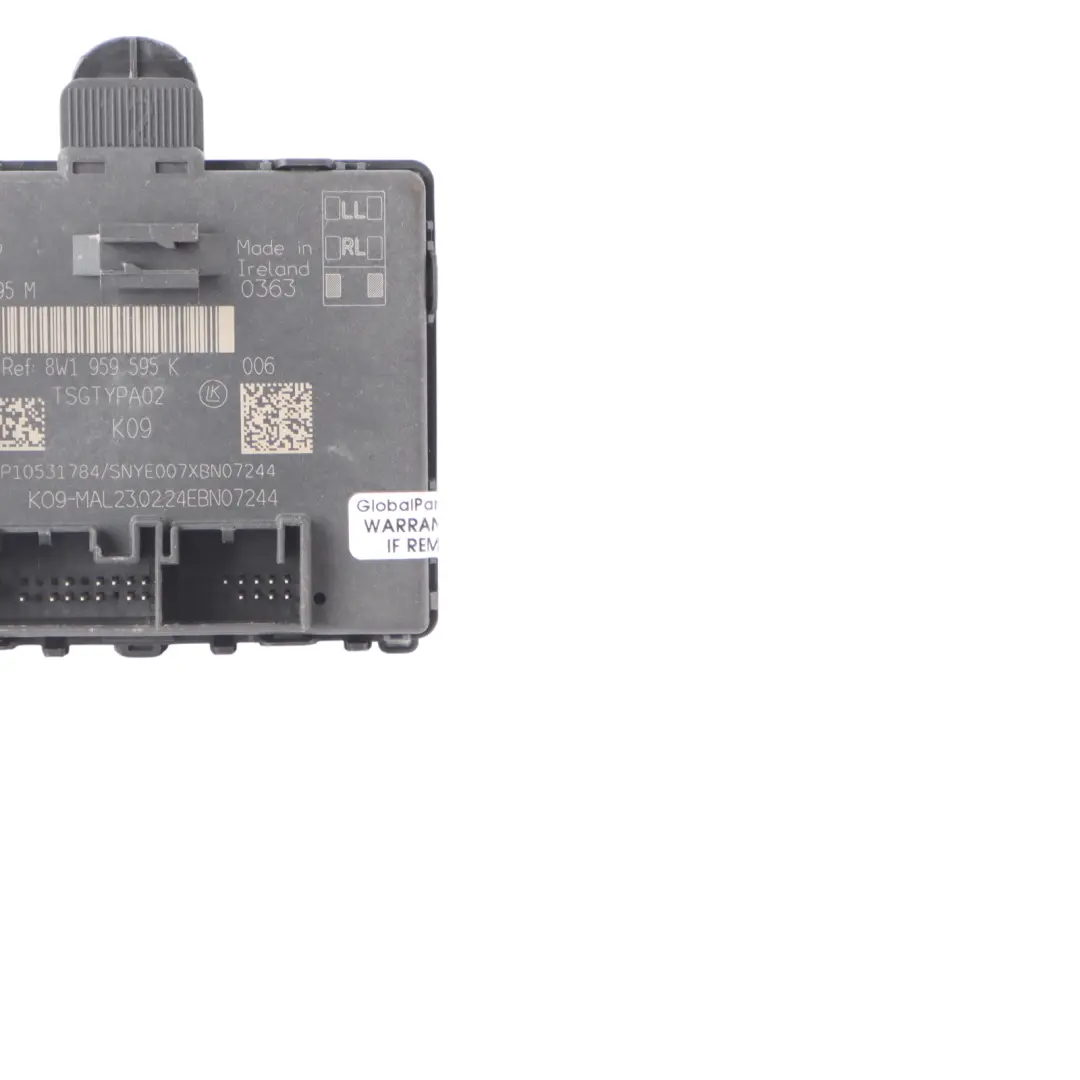 Front Türmodul Steuergerät Controller Beifahrerseite für Audi Q2 GA mit Teilenummer 5Q0959595M Audi Q2 GA Front Türmodul Steuergerät Controller Beifahrerseite - SKU 5Q0959595M - Teilenummer 5Q0959595M