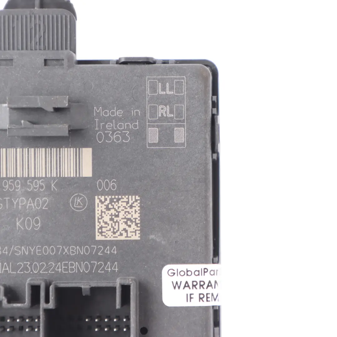 Front Türmodul Steuergerät Controller Beifahrerseite für Audi Q2 GA mit Teilenummer 5Q0959595M Audi Q2 GA Front Türmodul Steuergerät Controller Beifahrerseite - SKU 5Q0959595M - Teilenummer 5Q0959595M