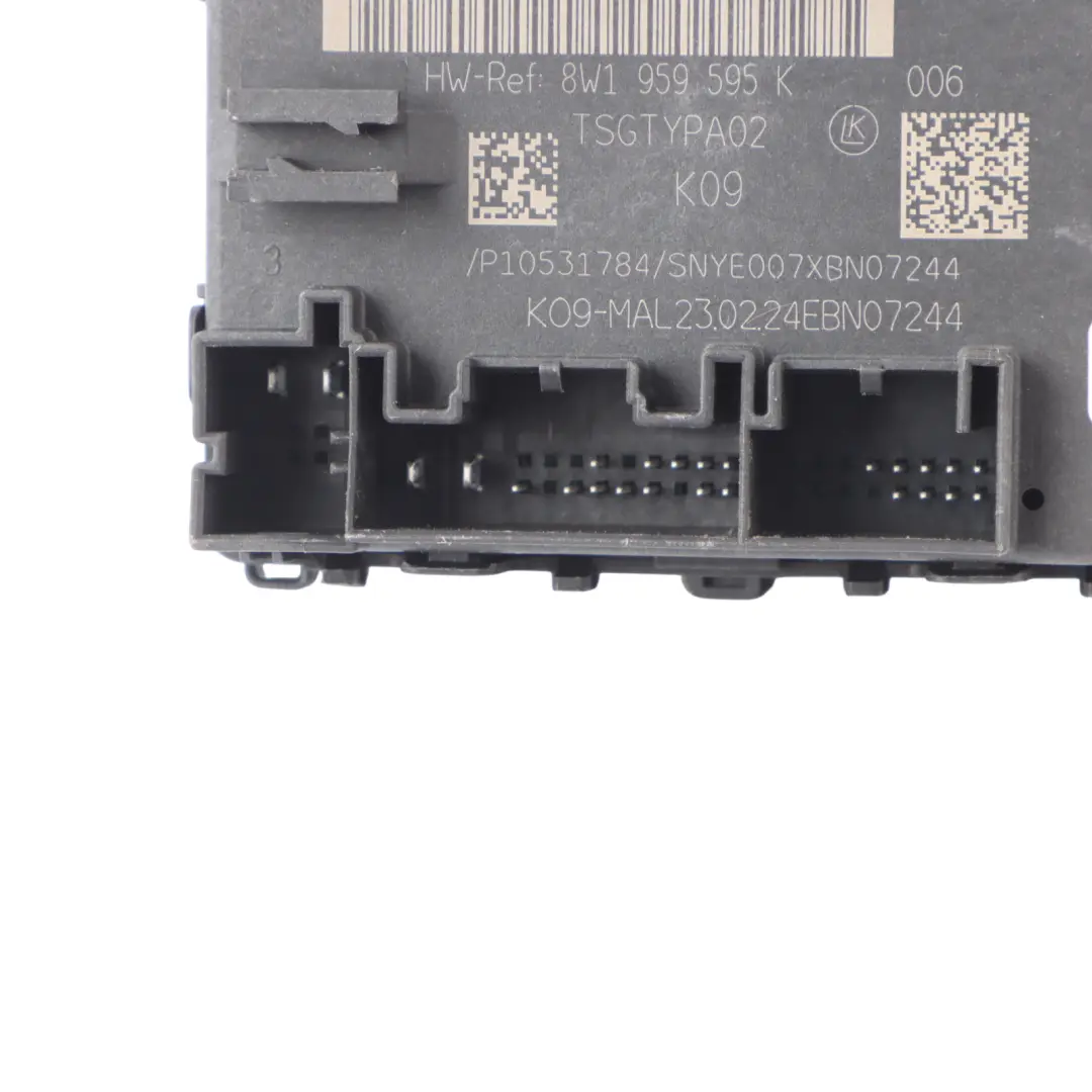 Módulo Puerta Delantera Control Controlador Pasajero para Audi Q2 GA con número de pieza 5Q0959595M Audi Q2 GA Módulo Puerta Delantera Control Controlador Pasajero - SKU 5Q0959595M - Número de pieza 5Q0959595M