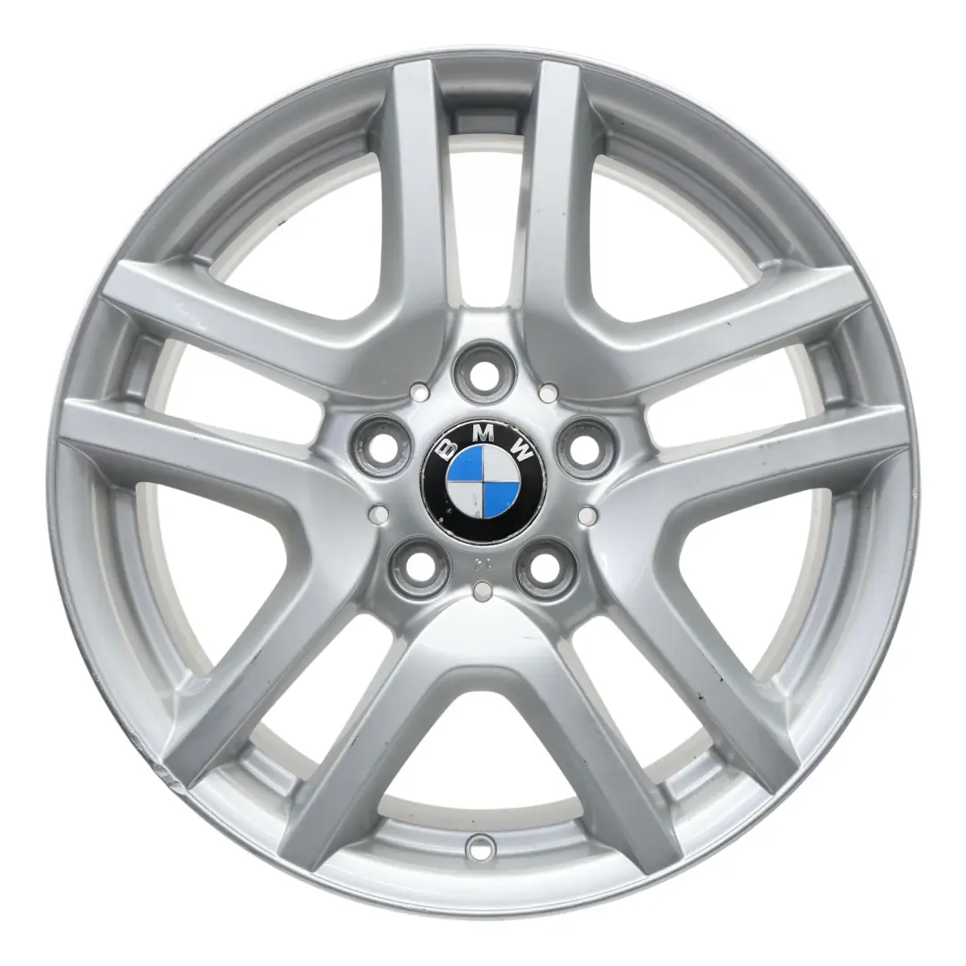 Light Alloy Wheel Rim V spoke 130 17" 7,5J ET:40 to BMW X5 E53 Silver with Part number 6761929 BMW X5 E53 Silver Light Alloy Wheel Rim V spoke 130 17" 7,5J ET:40 - SKU 6761929-2 - Part number 6761929