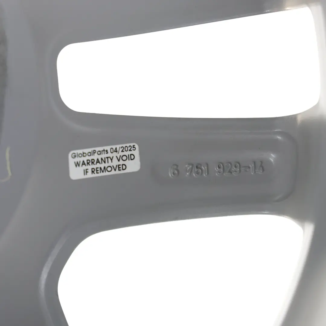 Silber Leicht metall rad Felge V-Speiche 130 17" 7,5J ET:40 für BMW X5 E53 mit Teilenummer 6761929 BMW X5 E53 Silber Leicht metall rad Felge V-Speiche 130 17" 7,5J ET:40 - SKU 6761929-2 - Teilenummer 6761929