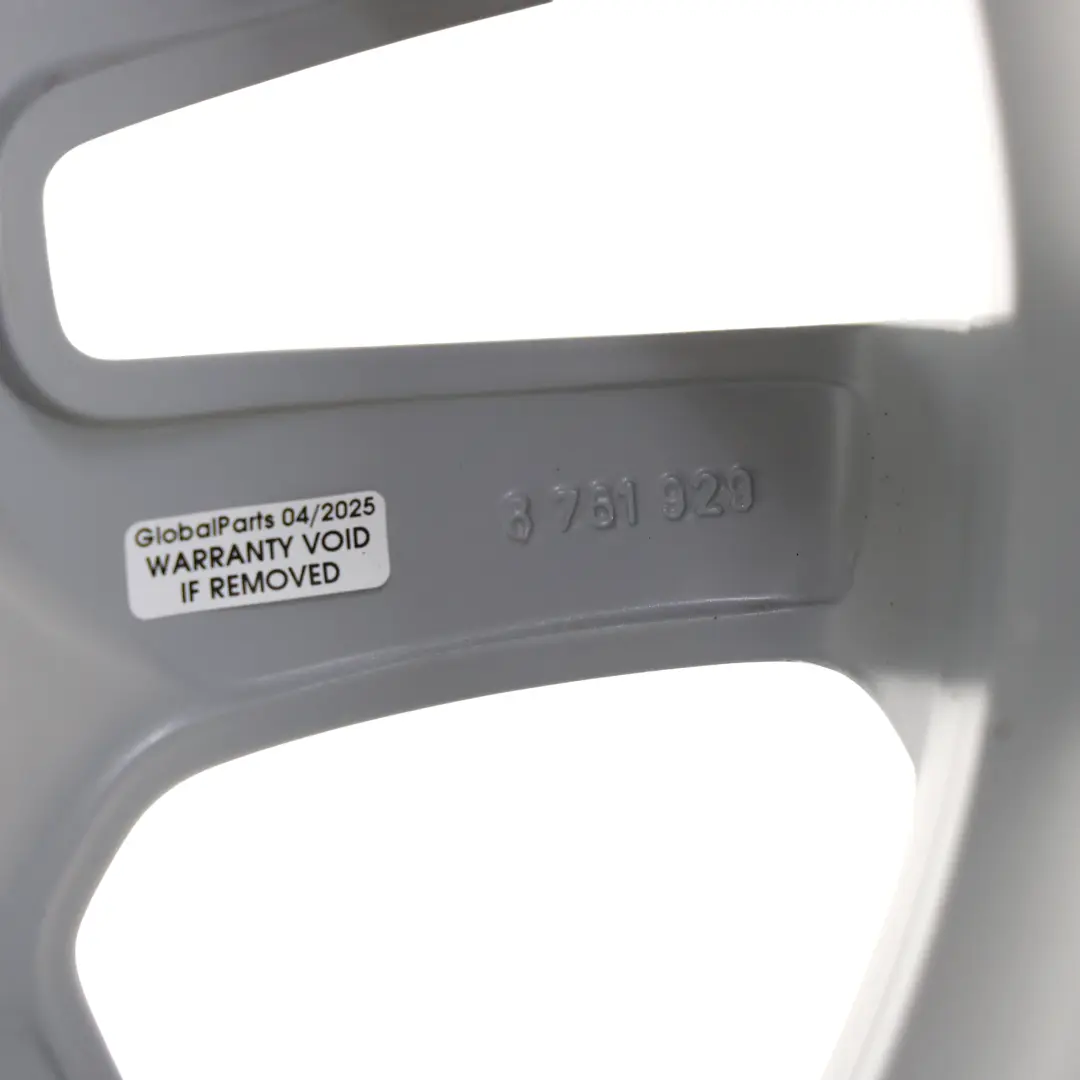 BMW X5 E53 Silver Light Alloy Wheel Rim V spoke 130 17" 7,5J ET:40 - SKU 6761929-3 - Part number 6761929