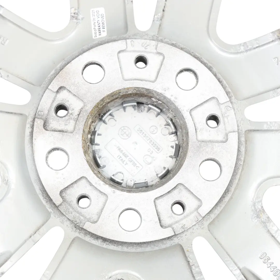 BMW E81 E87 Argento Cerchio In Lega 17" V-Spoke 141 ET:47 7J 6762888 - SKU 6762888-1 - Numero di parte 6775621