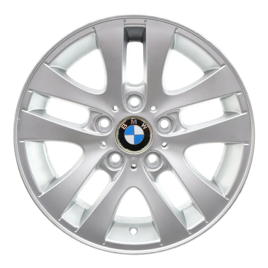BMW E90 E91 Argento Cerchio AlluMini o Alufelge 16" Doppio Raggio 156 7J - SKU 6765810-2 - Numero di parte 6765810