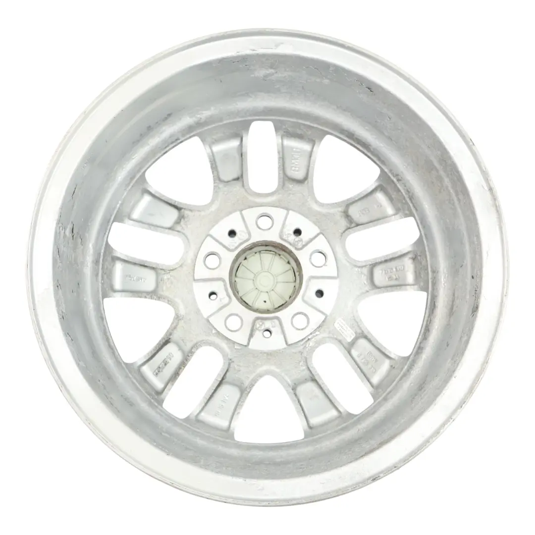BMW E90 E91 Argento Cerchio AlluMini o Alufelge 16" Doppio Raggio 156 7J - SKU 6765810-2 - Numero di parte 6765810