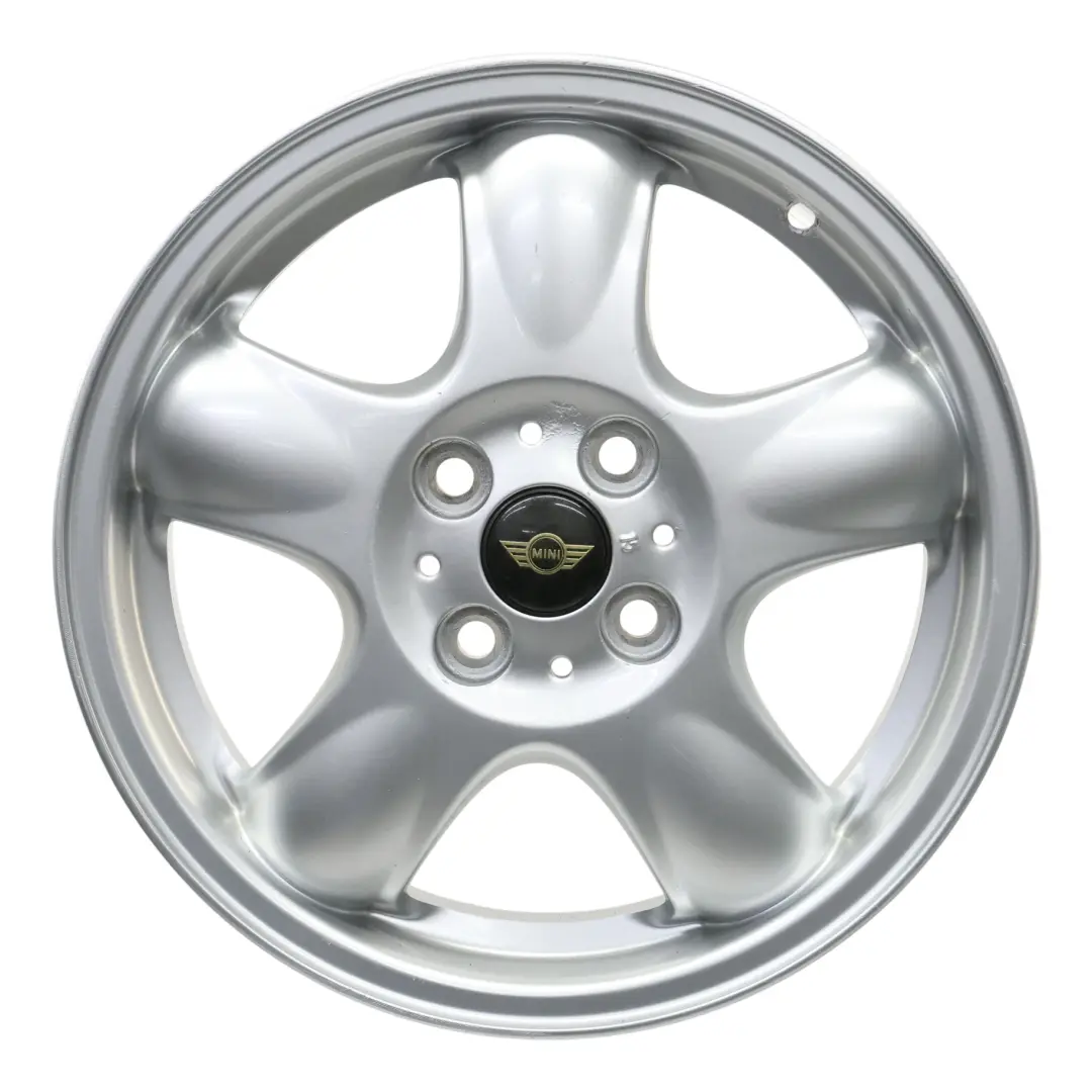  Cerchi In Lega Mini One R50 R55 R56 Argento 15" 5,5J 5-Start Spooler 100 - SKU 6768498-2 - Numero di parte 6768498