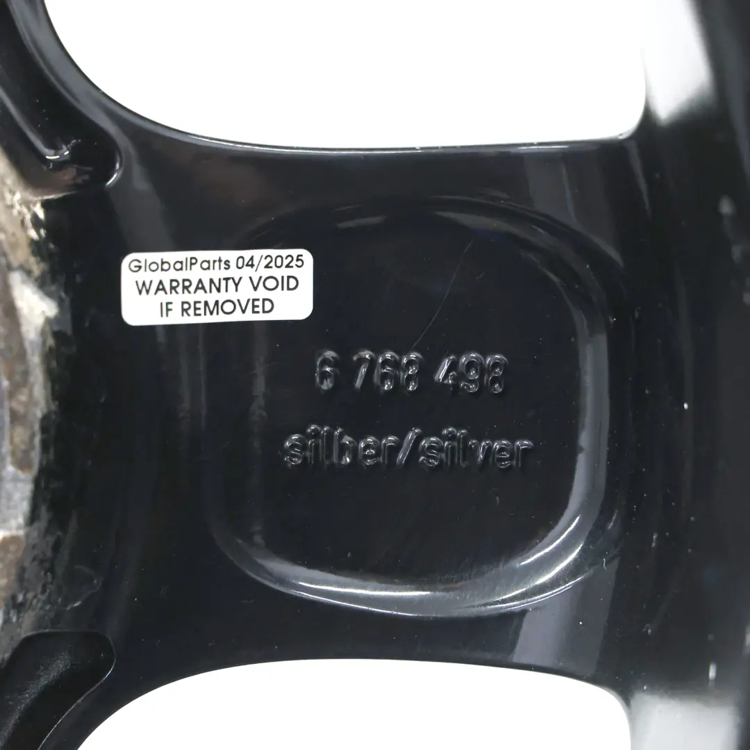 Felgen Alufelge Schwarz 15" 5 Star Spooler 100 für Mini Cooper R50 R56 mit Teilenummer 6768498 Mini Cooper R50 R56 Felgen Alufelge Schwarz 15" 5 Star Spooler 100 - SKU 6768498-6 - Teilenummer 6768498