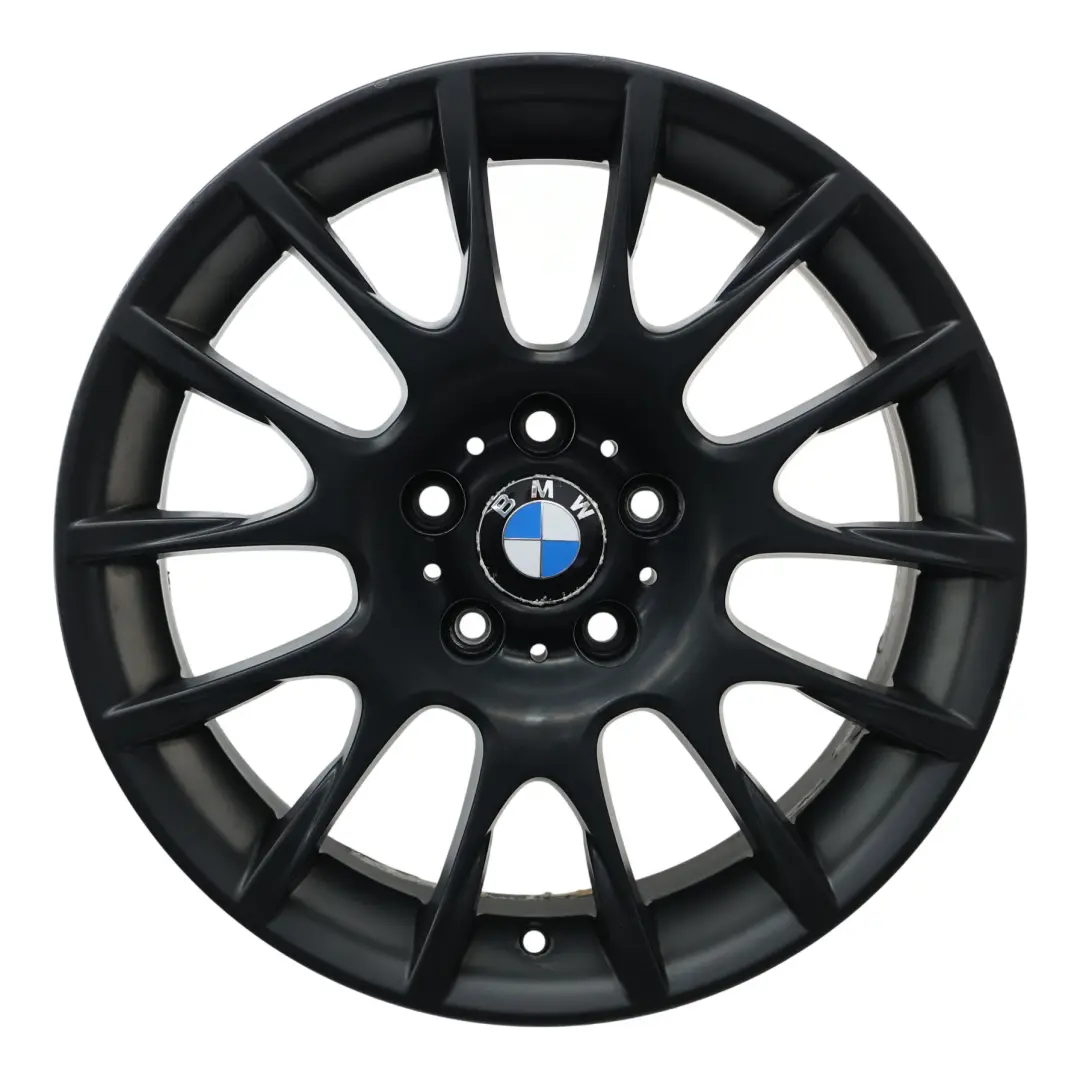 Czarna Tylna Felga Aluminiowa 18" Styling 216 8,5J ET:37 do BMW E90 E91 E92 o numerze 6770465 BMW E90 E91 E92 Czarna Tylna Felga Aluminiowa 18" Styling 216 8,5J ET:37 - SKU 6770465-5 - Numer Części 6770465