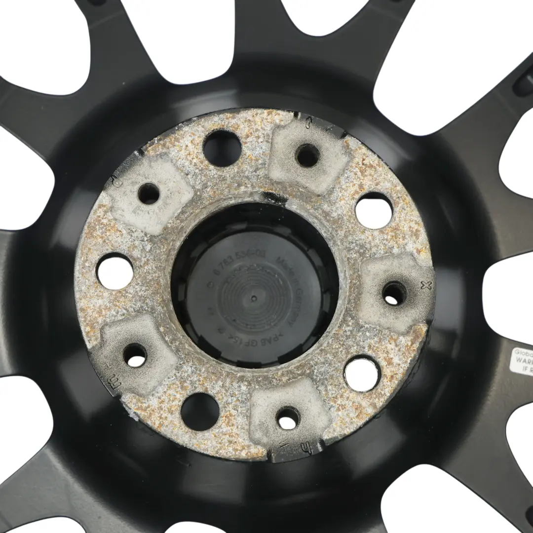 Czarna Tylna Felga Aluminiowa 18" Styling 216 8,5J ET:37 do BMW E90 E91 E92 o numerze 6770465 BMW E90 E91 E92 Czarna Tylna Felga Aluminiowa 18" Styling 216 8,5J ET:37 - SKU 6770465-5 - Numer Części 6770465