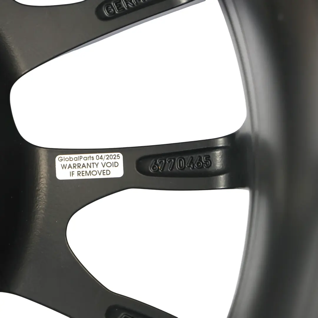 Alloy Wheel Rim 18" Motorsport Styling 216 8,5J ET:37 to BMW E90 E91 E92 Black Rear with Part number 6770465 BMW E90 E91 E92 Black Rear Alloy Wheel Rim 18" Motorsport Styling 216 8,5J ET:37 - SKU 6770465-5 - Part number 6770465