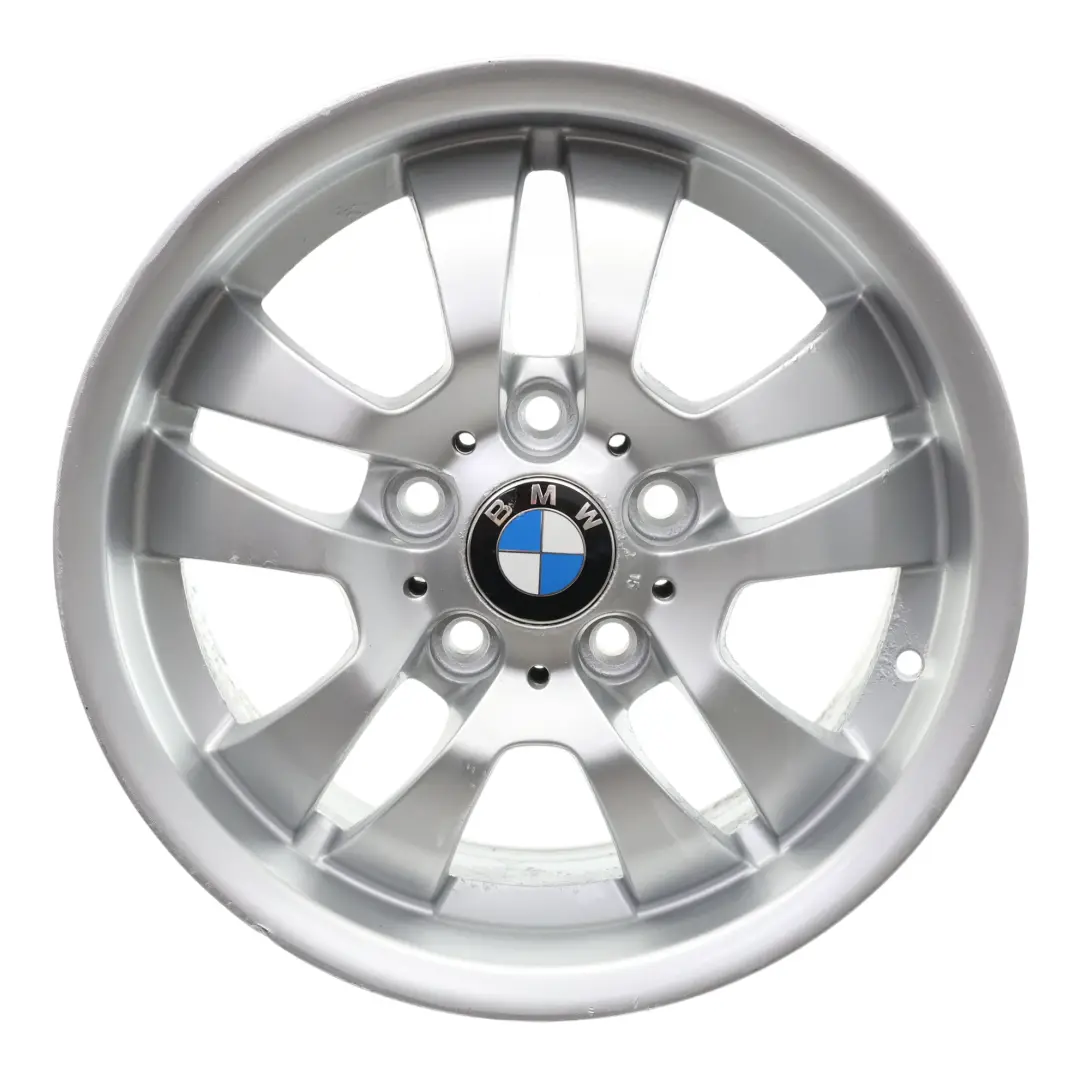 Alloy Wheel Rim 16" Double Spoke 154 ET:34 7J to BMW E90 E91 with Part number 6775593 BMW E90 E91 Alloy Wheel Rim 16" Double Spoke 154 ET:34 7J - SKU 6775593-2 - Part number 6775593