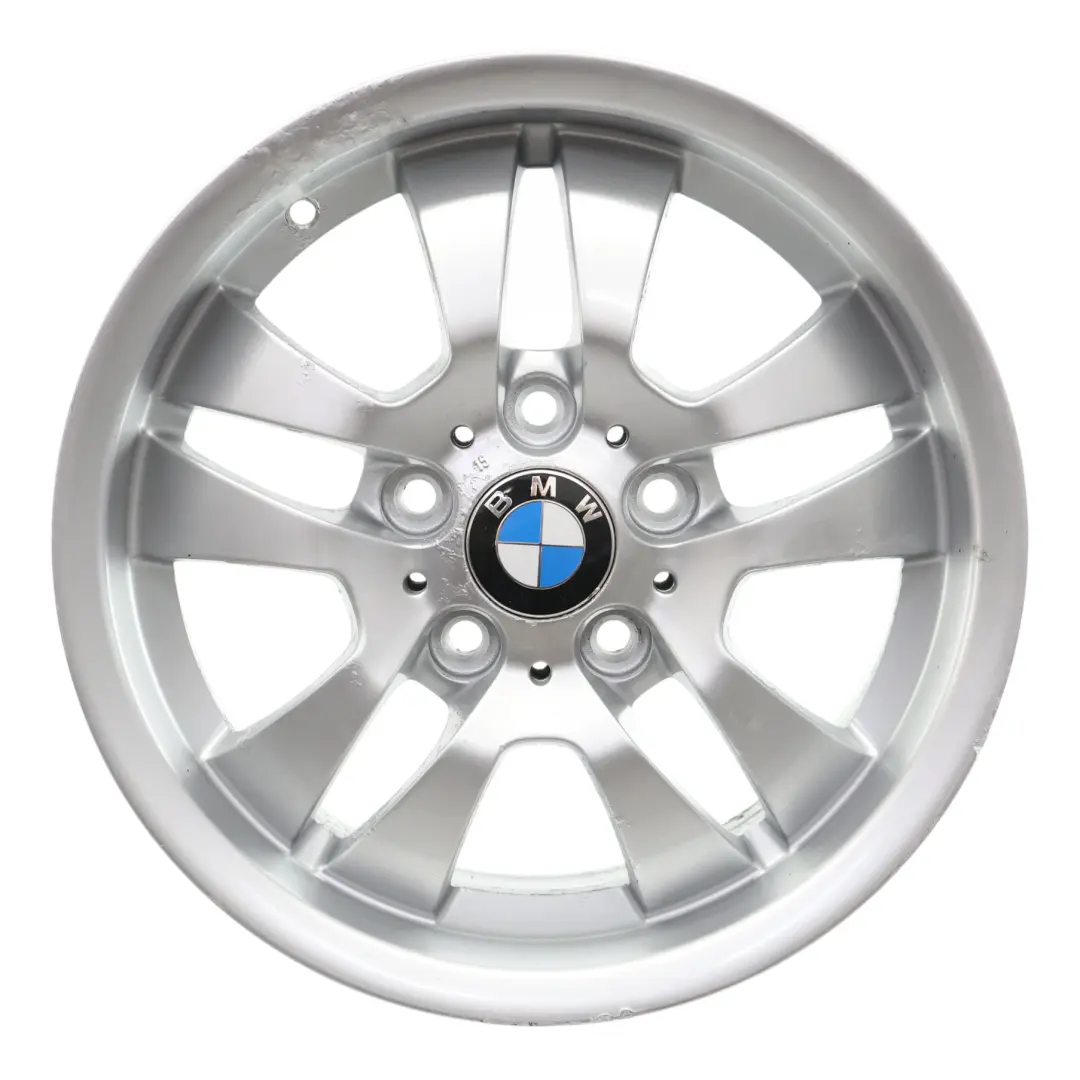 Alloy Wheel Rim 16" Double Spoke 154 ET:34 7J to BMW E90 with Part number 6775593 BMW E90 Alloy Wheel Rim 16" Double Spoke 154 ET:34 7J - SKU 6775593-3 - Part number 6775593