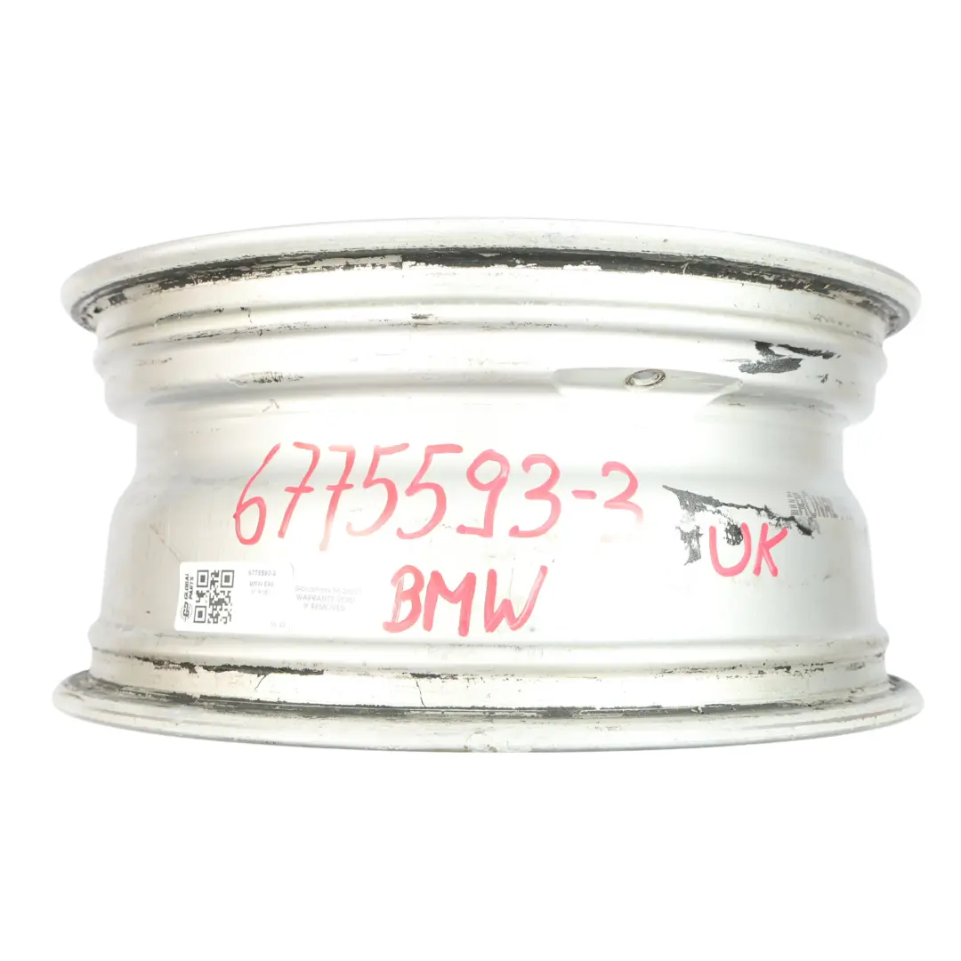 Alloy Wheel Rim 16" Double Spoke 154 ET:34 7J to BMW E90 with Part number 6775593 BMW E90 Alloy Wheel Rim 16" Double Spoke 154 ET:34 7J - SKU 6775593-3 - Part number 6775593