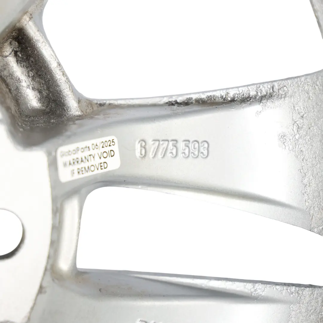 Alloy Wheel Rim 16" Double Spoke 154 ET:34 7J to BMW E90 with Part number 6775593 BMW E90 Alloy Wheel Rim 16" Double Spoke 154 ET:34 7J - SKU 6775593-3 - Part number 6775593