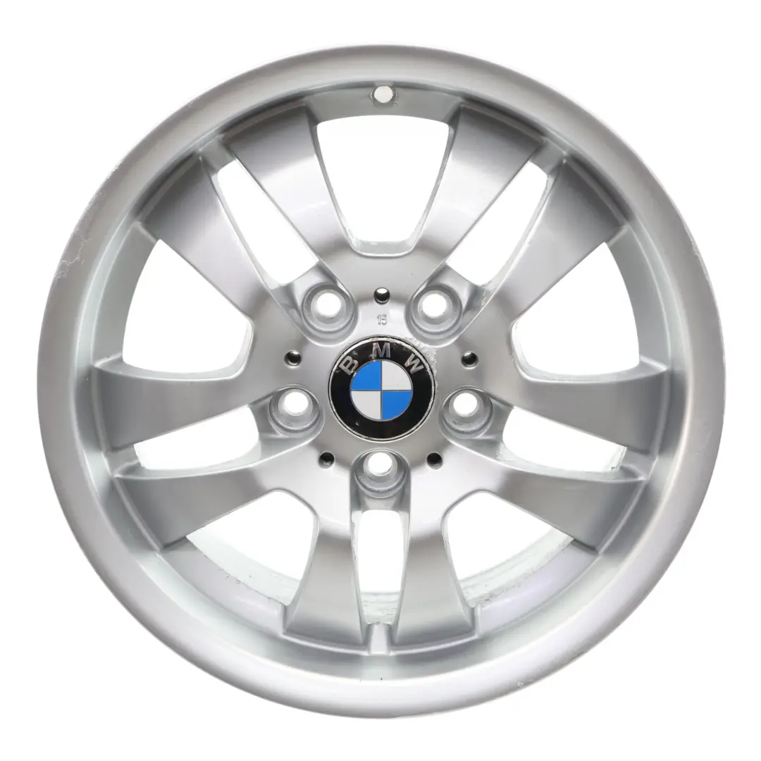 Alloy Wheel Rim 16" Double Spoke 154 7J ET:34 to BMW E90 E91 with Part number 6775593 BMW E90 E91 Alloy Wheel Rim 16" Double Spoke 154 7J ET:34 - SKU 6775593-4 - Part number 6775593