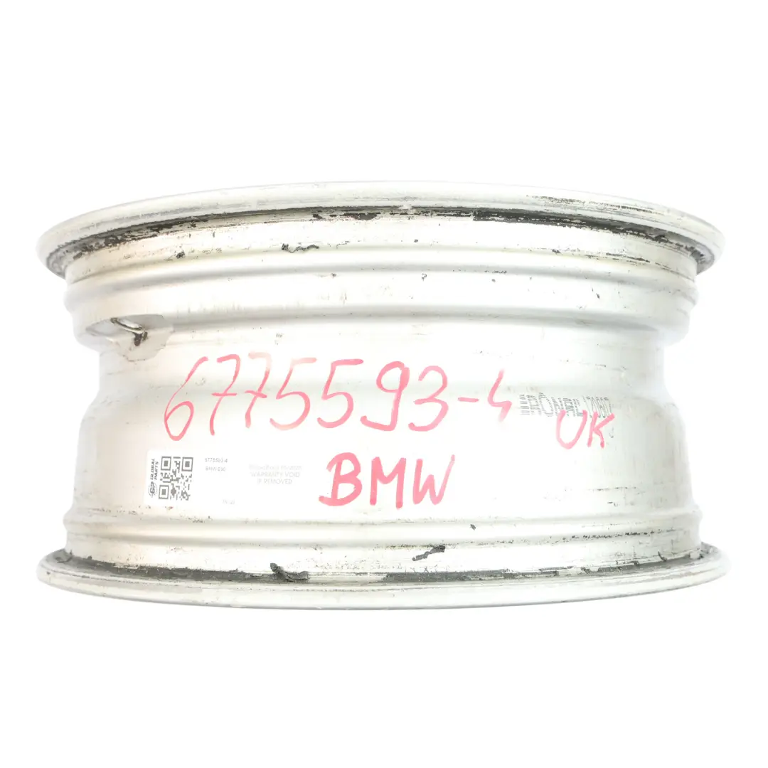 Alloy Wheel Rim 16" Double Spoke 154 7J ET:34 to BMW E90 E91 with Part number 6775593 BMW E90 E91 Alloy Wheel Rim 16" Double Spoke 154 7J ET:34 - SKU 6775593-4 - Part number 6775593